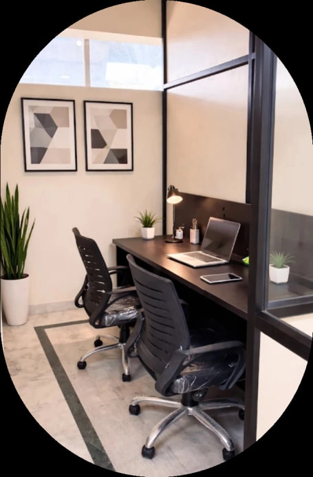Office Square coworking interiors — Mansarovar centre opening soon
